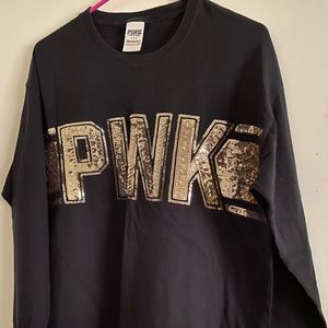 PINK Sequin Long Sleeve NWT 💓